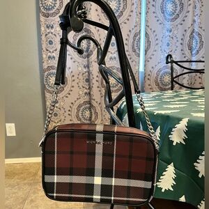 Michael Kors Plaid Crossbody Bag